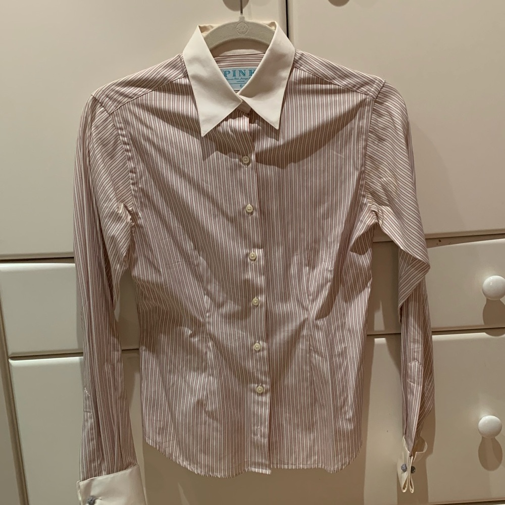 COPY - Thomas Pink fitted pinstripe blouse